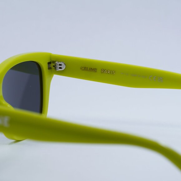 Celine CL40249U 39A Sunglasses - Neon Yellow Frame, Smoke Lenses - Lowest Price! main image 6